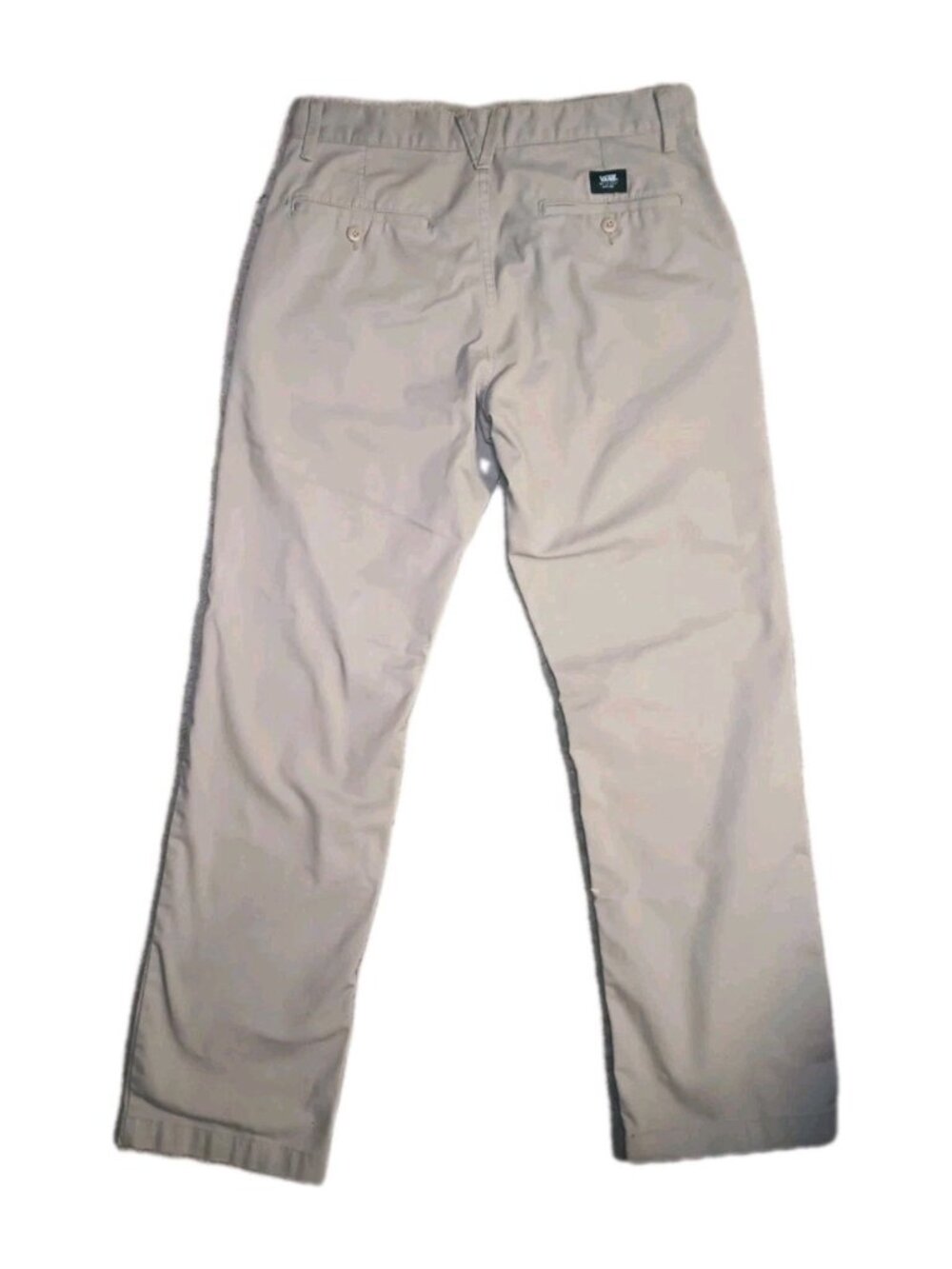 Vans Authentic Chino Pants Relaxed Fit Light Beige Pants Size 30 Khaki Skate